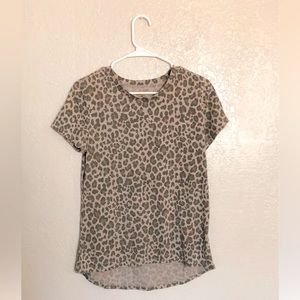Cheetah print top